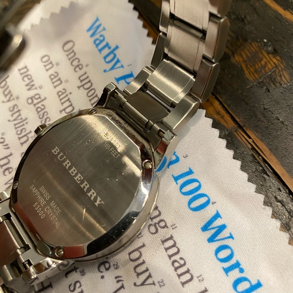 BURBERRY BU9001 Watch Silver For Sale 38mm - Picture 8 of 8